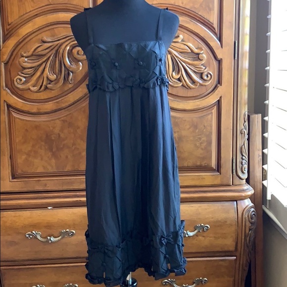 YOANA BARASCHI ORIGAMI  SUNDRESS BLACK Small - Picture 1 of 15